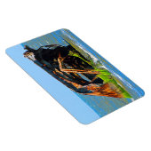 Shipwreck Abstrakt Blue Magnet (Rechte Seite)