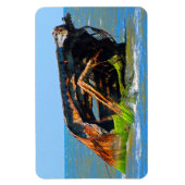 Shipwreck Abstrakt Blue Magnet (Vertikal)
