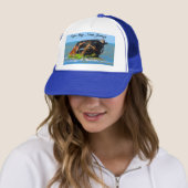 Shipwreck Abstrakt Blue Truckerkappe (Beispiel)