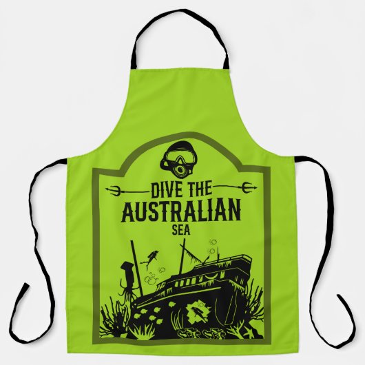 Shipwreck Diving Australia Schürze (Vorderseite)
