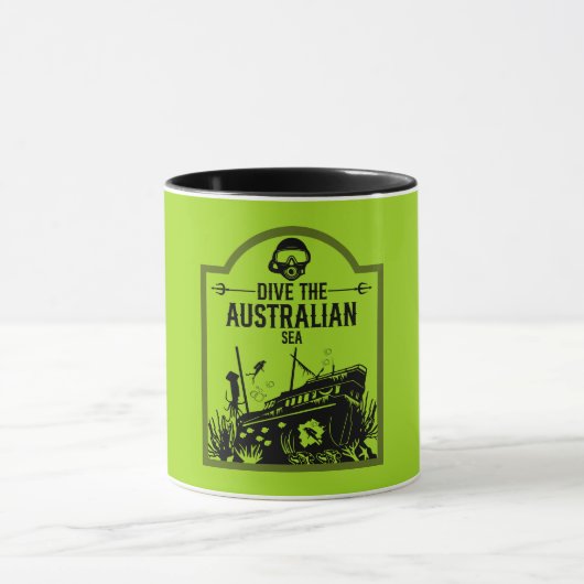 Shipwreck Diving Australia Tasse (Zentrum)