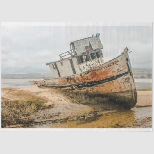 Shipwreck Ocean 20x30 Decoupage Seidenpapier (Vorderseite)