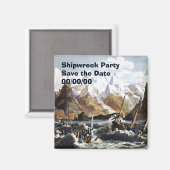 Shipwreck of The Astrolabe's Yawl Save-the-Date Magnet (Vorderseite/Rückseite)
