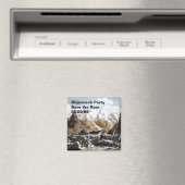 Shipwreck of The Astrolabe's Yawl Save-the-Date Magnet (In Situ (Geschirrspüler))