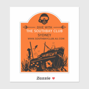 Shipwreck Tauchclub Aufkleber