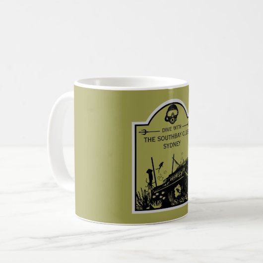 Shipwreck Tauchclub Kaffeetasse (Vorderseite Links)