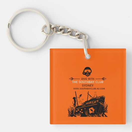 Shipwreck Tauchclub Schlüsselanhänger (Vorderseite)