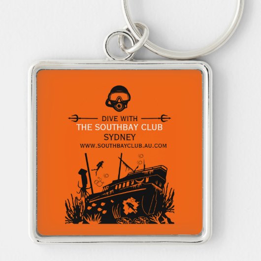 Shipwreck Tauchclub Schlüsselanhänger (Vorne)
