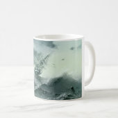 Shipwreck (von Ivan Aivazovsky) Kaffeetasse (VorderseiteRechts)