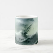 Shipwreck (von Ivan Aivazovsky) Kaffeetasse (Mittel)