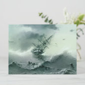 Shipwreck (von Ivan Aivazovsky) Karte (Stehend Vorderseite)