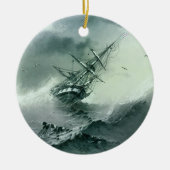 Shipwreck (von Ivan Aivazovsky) Keramik Ornament (Vorne)