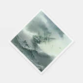 Shipwreck (von Ivan Aivazovsky) Serviette (Ecke)