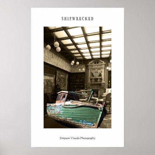 Shipwrerereal Poster Print (Vorne)