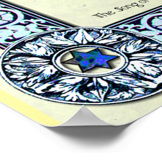 Shir ha Shirim - Das Lied der Lieder von Solomon Poster (Ecke)