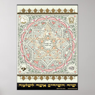 Shir ha Shirim ~ Tikkun Chava Poster, alle Größen Poster