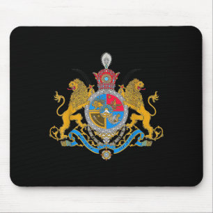 Shir o khorshid iran pahlavi Flagge Löwe und Sonne Mousepad