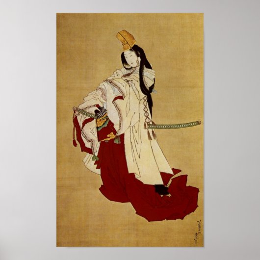 Shirabyōshi Hokusai japanische Fine Art Poster (Vorne)