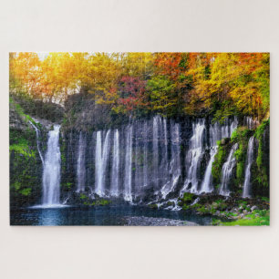 Shiraito Waterfall Japan Travel National Park Fall Puzzle