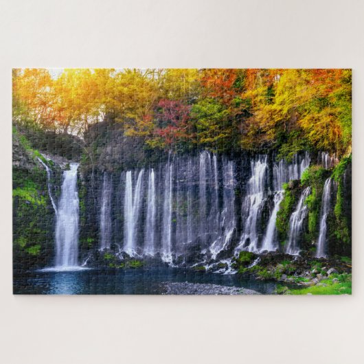 Shiraito Waterfall Japan Travel National Park Fall Puzzle (Horizontal)