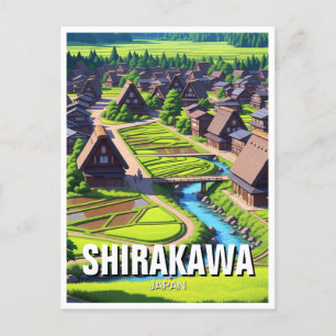 Shirakawa Gifu Japan Postkarte