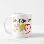 Shiranian Hundezucht-Mama-Geschenk Kaffeetasse (Links)