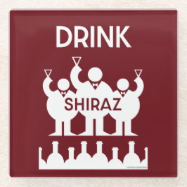 Shiraz Wine Drinkers Glasuntersetzer