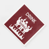 Shiraz Wine Drinkers Serviette (Ecke)