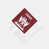 Shiraz Wine Drinkers Serviette (Ecke)
