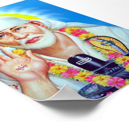 Shirdi-sai-baba Poster (Ecke)