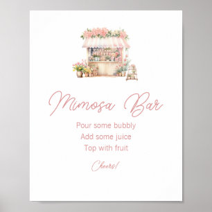 Shire Fresh off Market Brautparty Mimosa Bar Poster