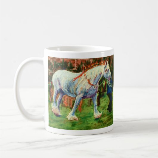 Shire Horse Tasse (Links)