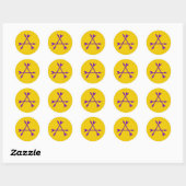 Shire of Arrow Flight Populace-Abzeichen Runder Aufkleber (Blatt)