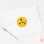 Shire of Arrow Flight Populace-Abzeichen Runder Aufkleber (Umschlag)