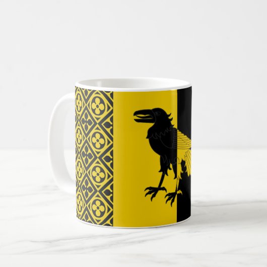 Shire of Champcorbeau Populace Abzeichen Kaffeetasse (Vorderseite Links)