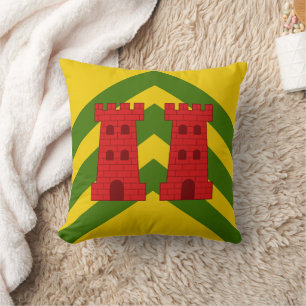 Shire of Cloondara Populace Abzeichen Kissen