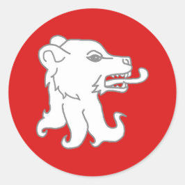 Shire of Cote du Ciel Populace Abzeichen Classic R Runder Aufkleber