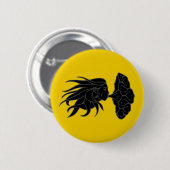 Shire of Darton Populace Abzeichen Button (Vorne & Hinten)