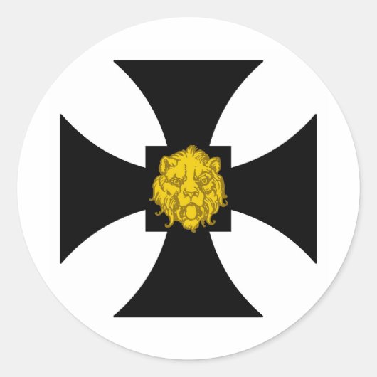 Shire of Lionsdale Populace Abzeichen Runder Aufkleber (Vorderseite)