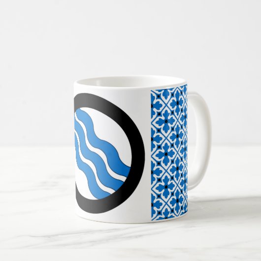 Shire of Lyndhaven Populace Abzeichen Kaffeetasse (VorderseiteRechts)