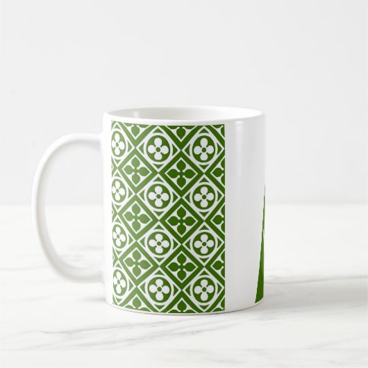 Shire of Nant Y Derwyddon Populace Abzeichen Kaffeetasse (Links)