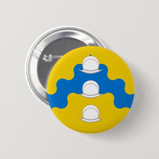 Shire of Rio de las Animas Populace Abzeichen Button (Vorne & Hinten)