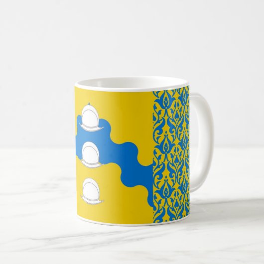 Shire of Rio de las Animas Populace Abzeichen Kaffeetasse (VorderseiteRechts)