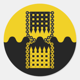 Shire of Schattentor Populace Abzeichen Runder Aufkleber