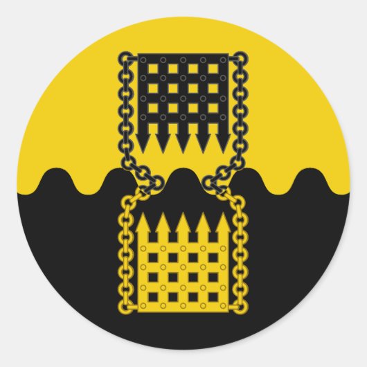 Shire of Schattentor Populace Abzeichen Runder Aufkleber (Vorderseite)