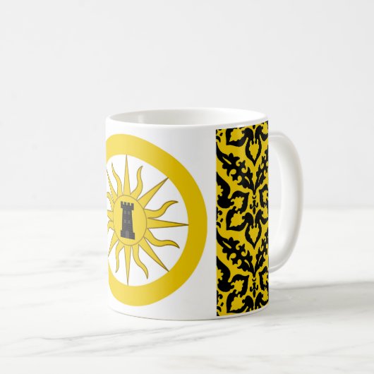Shire of Sol Haven Populace Abzeichen Kaffeetasse (VorderseiteRechts)