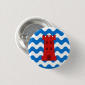 Shire of the Isles Populace Abzeichen Button (Vorne & Hinten)