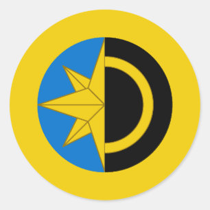 Shire of the Shadowlands Populace Abzeichen Runder Aufkleber