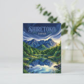 Shiretoko Fünf Seen Japan Postkarte (Stehend Vorderseite)