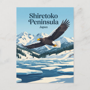 Shiretoko-Halbinsel Japan Postkarte